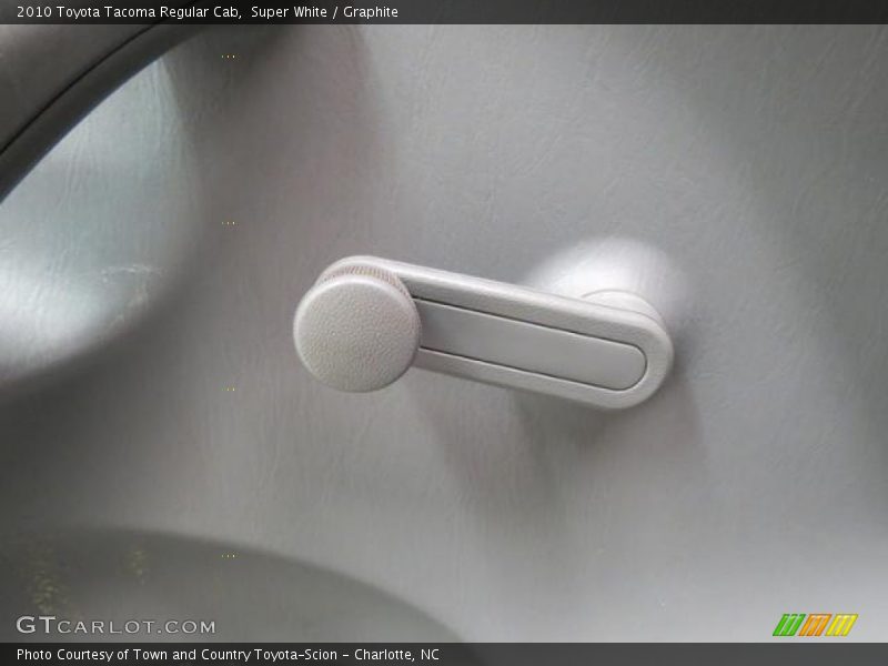 Super White / Graphite 2010 Toyota Tacoma Regular Cab