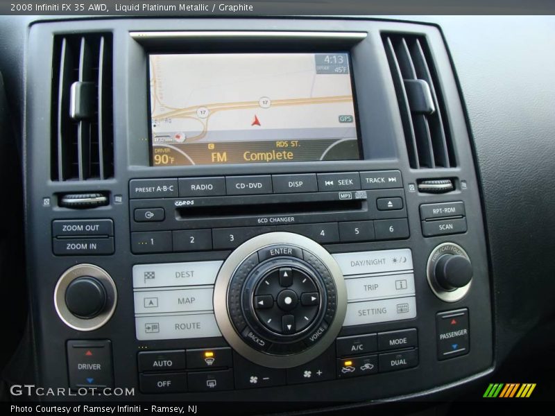 Liquid Platinum Metallic / Graphite 2008 Infiniti FX 35 AWD