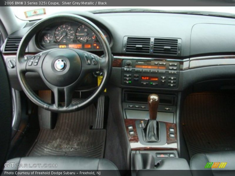 Silver Grey Metallic / Black 2006 BMW 3 Series 325i Coupe