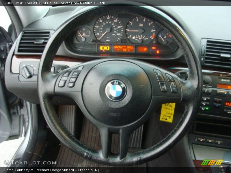 Silver Grey Metallic / Black 2006 BMW 3 Series 325i Coupe