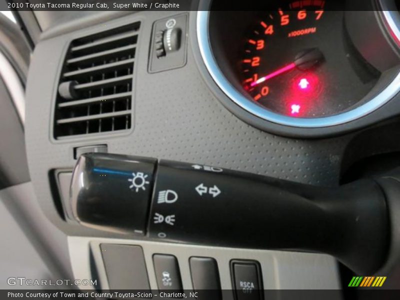 Super White / Graphite 2010 Toyota Tacoma Regular Cab