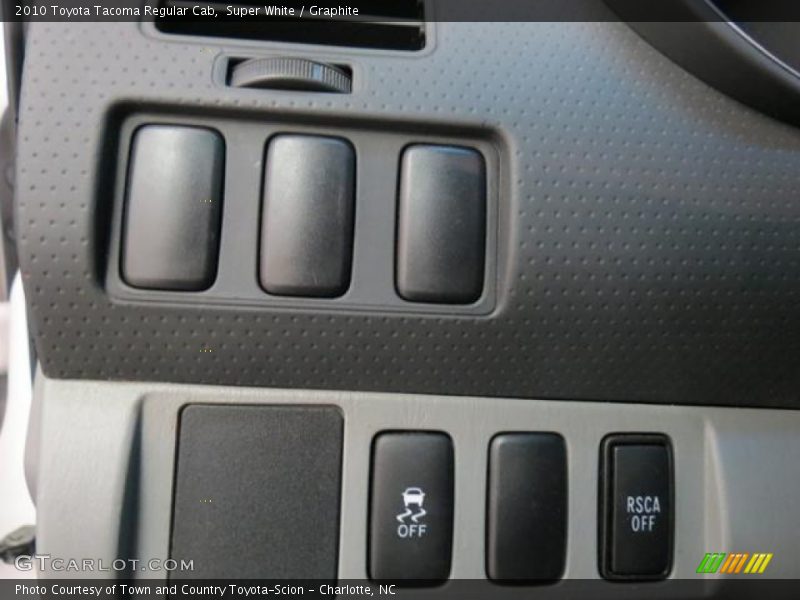 Super White / Graphite 2010 Toyota Tacoma Regular Cab