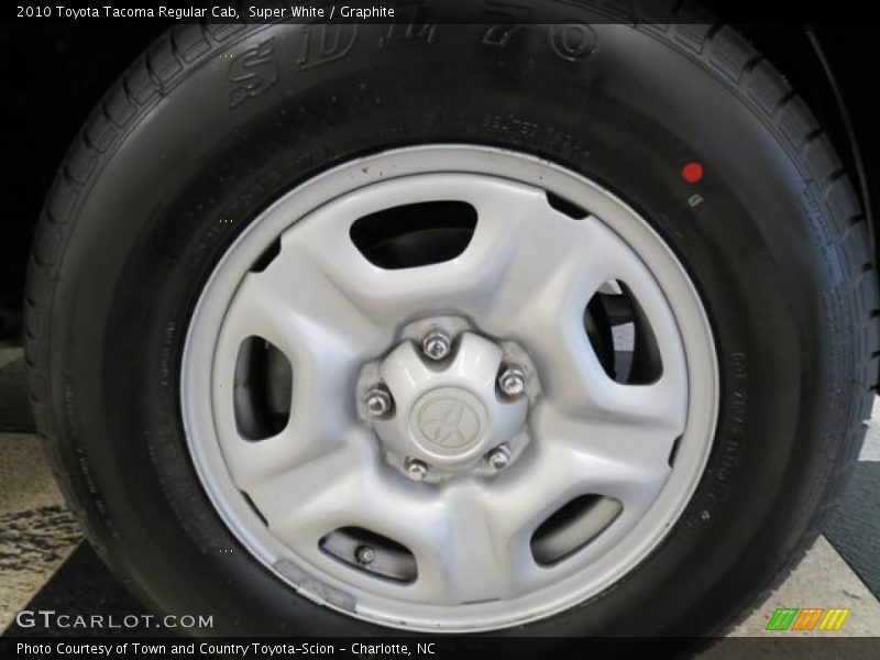 Super White / Graphite 2010 Toyota Tacoma Regular Cab