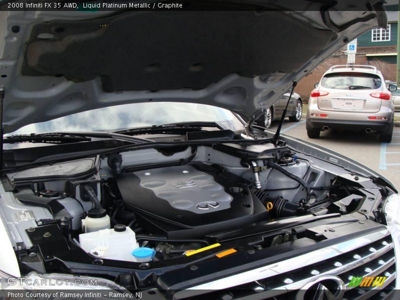 Liquid Platinum Metallic / Graphite 2008 Infiniti FX 35 AWD
