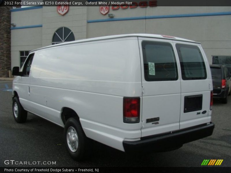 Oxford White / Medium Flint 2012 Ford E Series Van E250 Extended Cargo