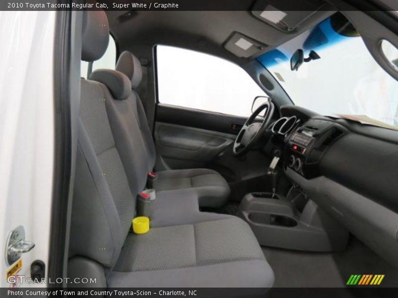 Super White / Graphite 2010 Toyota Tacoma Regular Cab