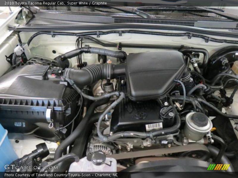 Super White / Graphite 2010 Toyota Tacoma Regular Cab
