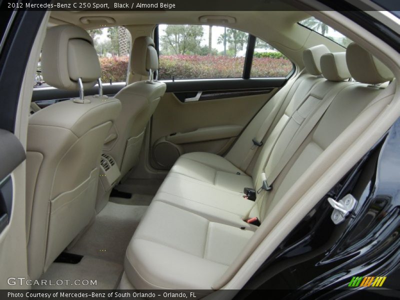 Black / Almond Beige 2012 Mercedes-Benz C 250 Sport