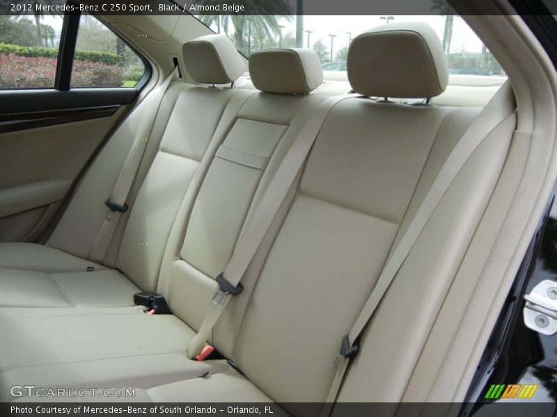Black / Almond Beige 2012 Mercedes-Benz C 250 Sport