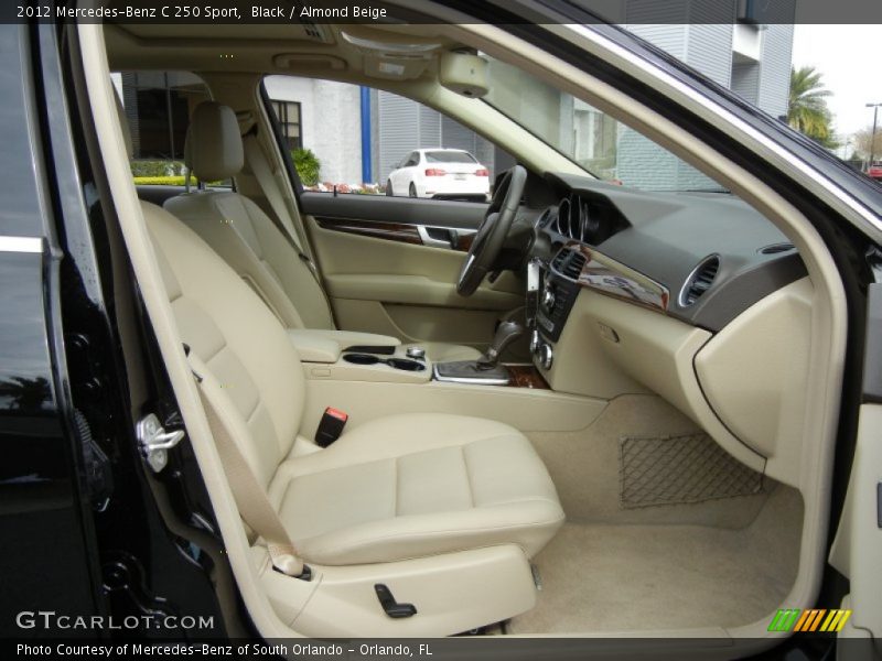 Black / Almond Beige 2012 Mercedes-Benz C 250 Sport