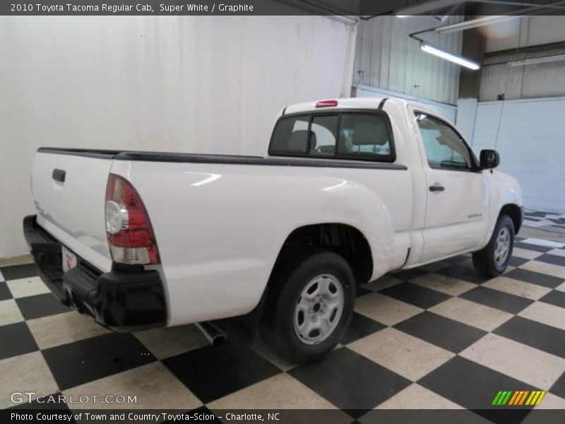 Super White / Graphite 2010 Toyota Tacoma Regular Cab
