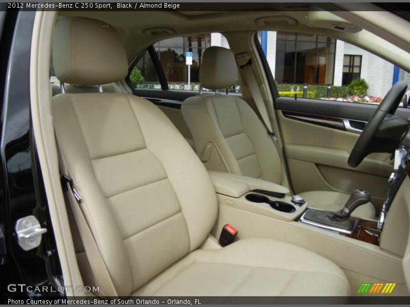 Black / Almond Beige 2012 Mercedes-Benz C 250 Sport