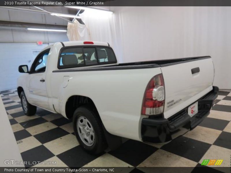 Super White / Graphite 2010 Toyota Tacoma Regular Cab