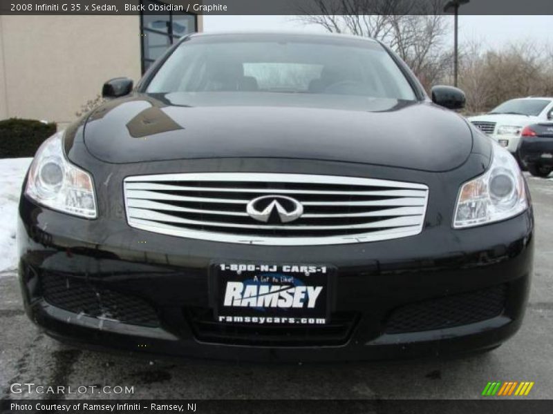 Black Obsidian / Graphite 2008 Infiniti G 35 x Sedan