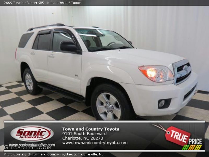 Natural White / Taupe 2009 Toyota 4Runner SR5