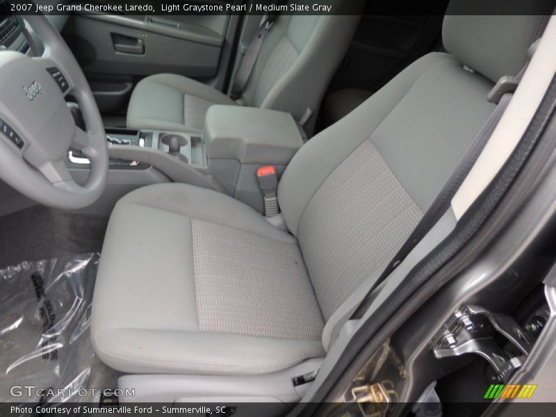 Light Graystone Pearl / Medium Slate Gray 2007 Jeep Grand Cherokee Laredo