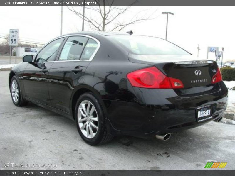 Black Obsidian / Graphite 2008 Infiniti G 35 x Sedan