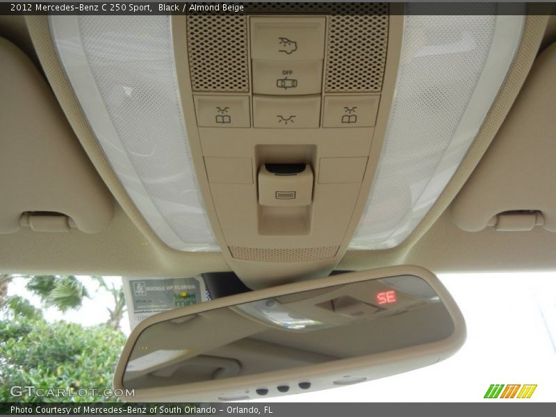 Black / Almond Beige 2012 Mercedes-Benz C 250 Sport