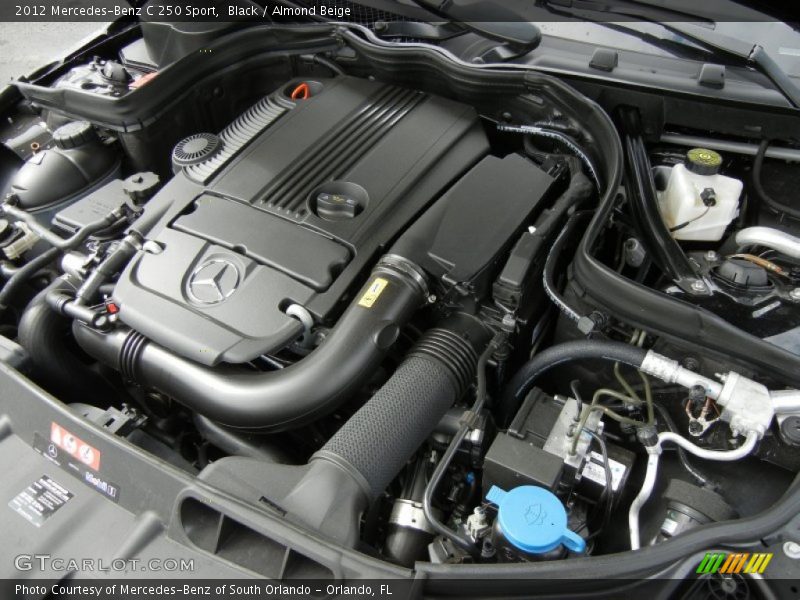 Black / Almond Beige 2012 Mercedes-Benz C 250 Sport