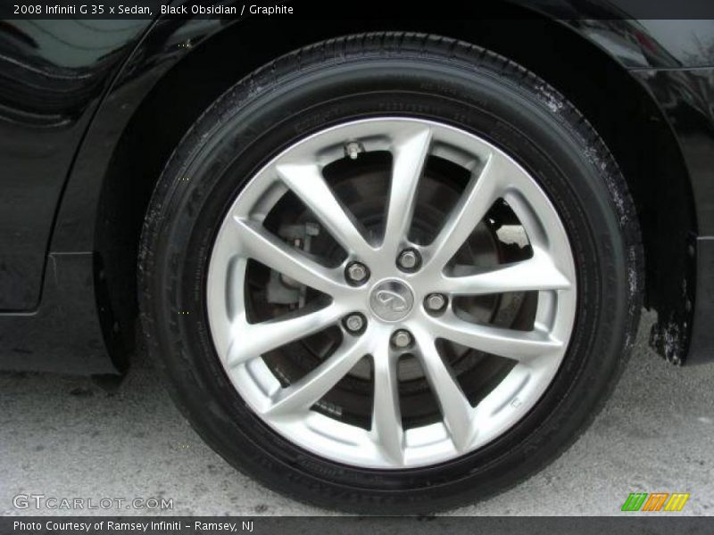Black Obsidian / Graphite 2008 Infiniti G 35 x Sedan