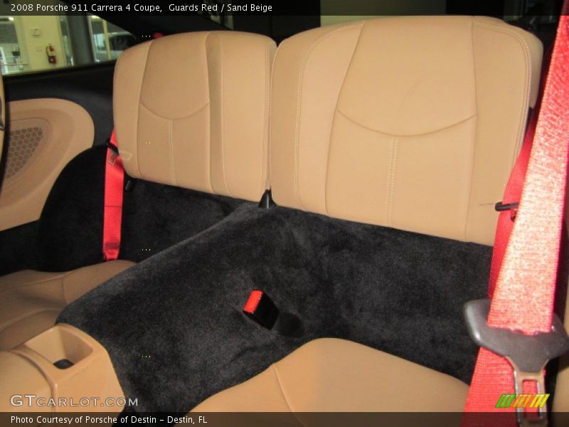 Guards Red / Sand Beige 2008 Porsche 911 Carrera 4 Coupe