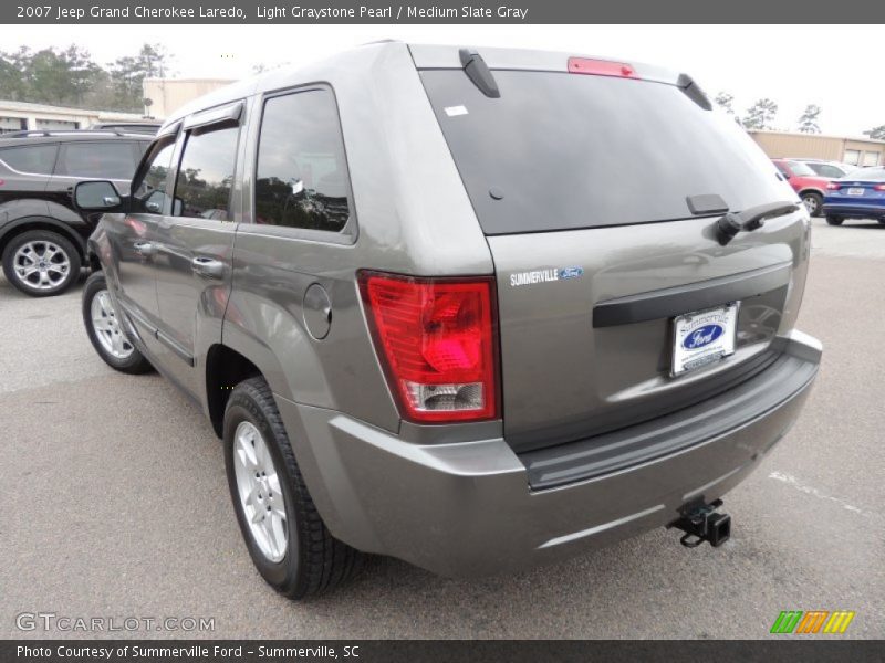 Light Graystone Pearl / Medium Slate Gray 2007 Jeep Grand Cherokee Laredo