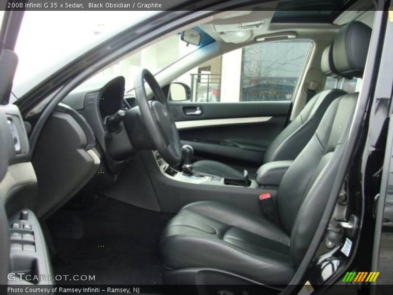 Black Obsidian / Graphite 2008 Infiniti G 35 x Sedan