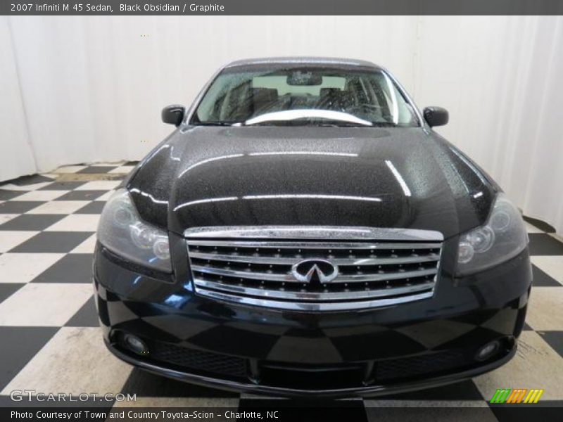 Black Obsidian / Graphite 2007 Infiniti M 45 Sedan