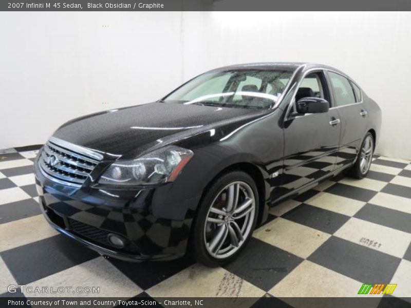Black Obsidian / Graphite 2007 Infiniti M 45 Sedan