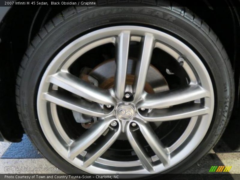 Black Obsidian / Graphite 2007 Infiniti M 45 Sedan