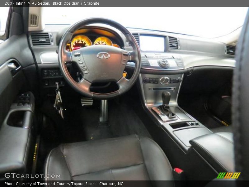 Black Obsidian / Graphite 2007 Infiniti M 45 Sedan