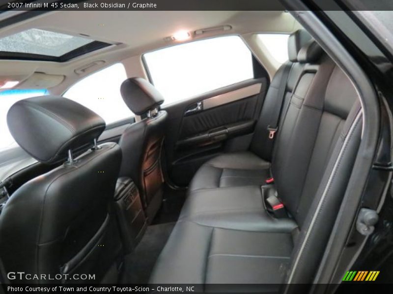Black Obsidian / Graphite 2007 Infiniti M 45 Sedan