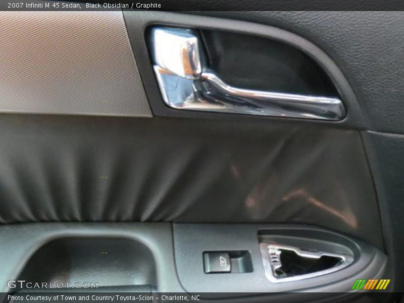 Black Obsidian / Graphite 2007 Infiniti M 45 Sedan