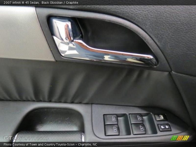 Black Obsidian / Graphite 2007 Infiniti M 45 Sedan