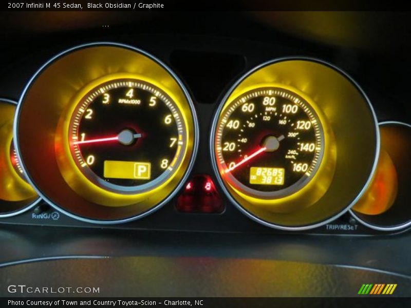 Black Obsidian / Graphite 2007 Infiniti M 45 Sedan