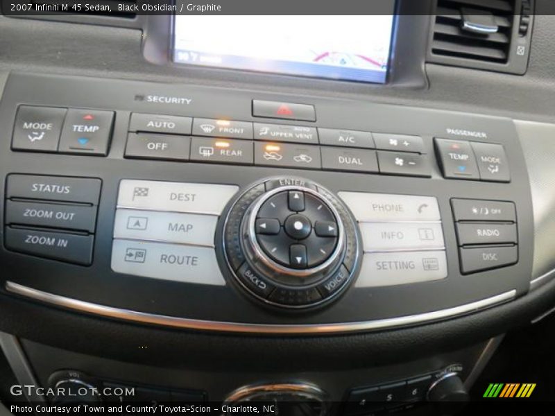 Black Obsidian / Graphite 2007 Infiniti M 45 Sedan