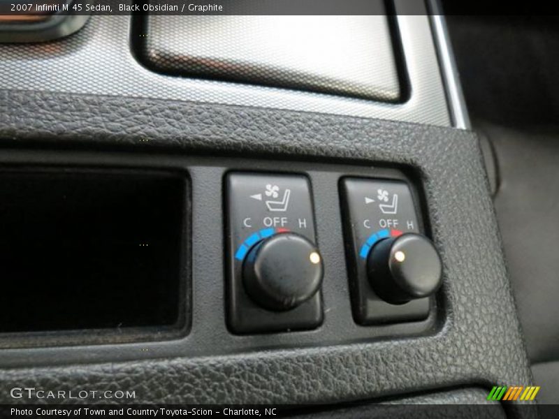 Black Obsidian / Graphite 2007 Infiniti M 45 Sedan