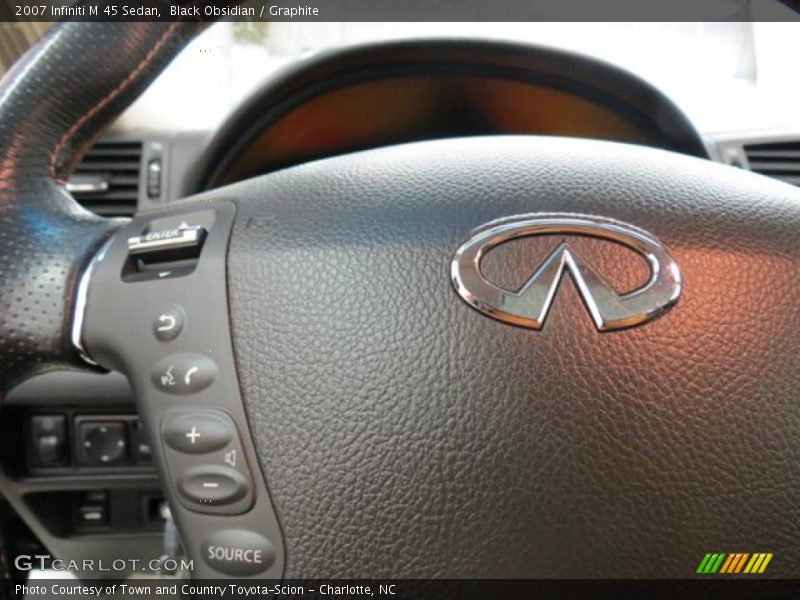 Black Obsidian / Graphite 2007 Infiniti M 45 Sedan