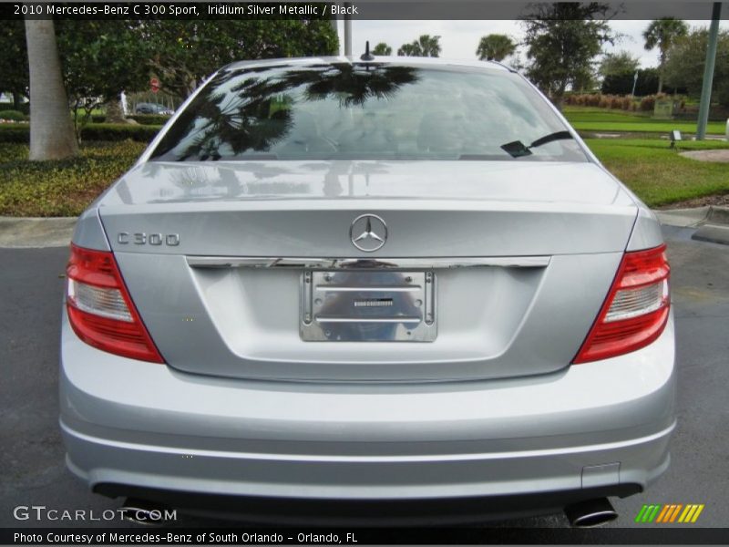 Iridium Silver Metallic / Black 2010 Mercedes-Benz C 300 Sport