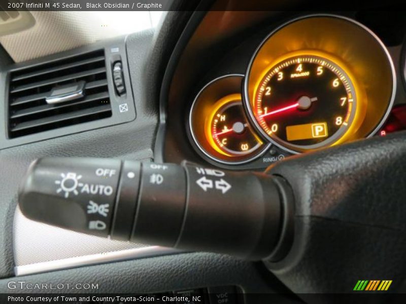 Black Obsidian / Graphite 2007 Infiniti M 45 Sedan
