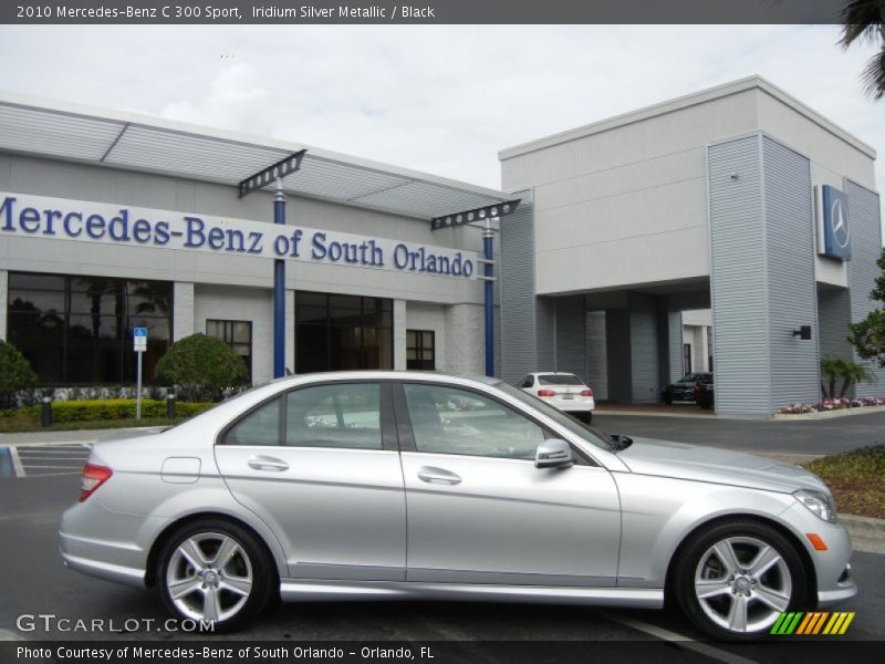 Iridium Silver Metallic / Black 2010 Mercedes-Benz C 300 Sport