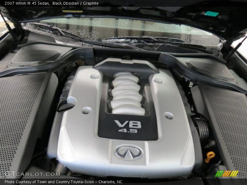 Black Obsidian / Graphite 2007 Infiniti M 45 Sedan