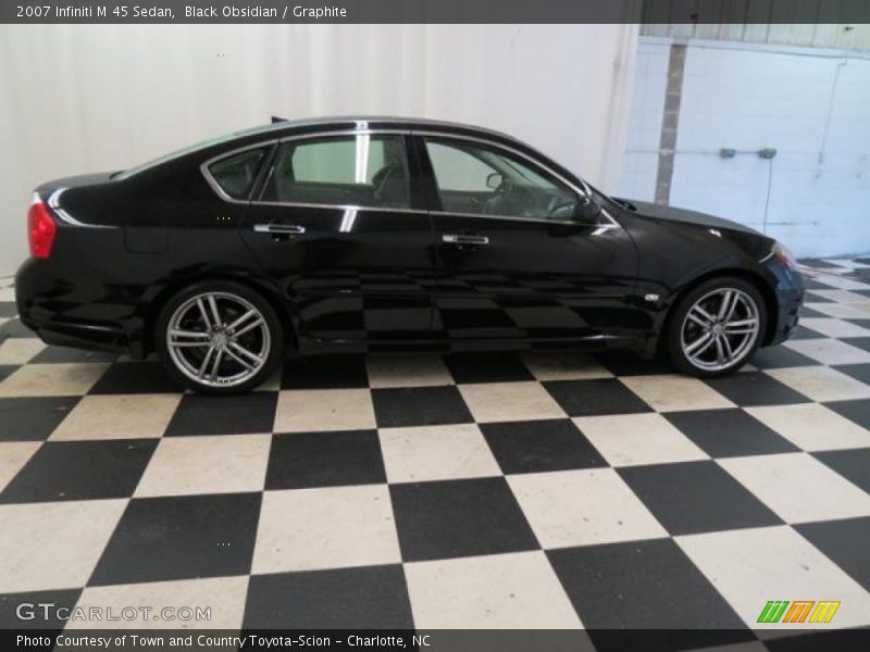 Black Obsidian / Graphite 2007 Infiniti M 45 Sedan