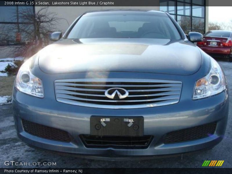 Lakeshore Slate Light Blue / Graphite 2008 Infiniti G 35 x Sedan