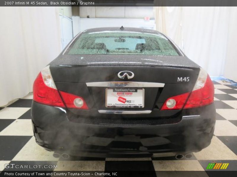 Black Obsidian / Graphite 2007 Infiniti M 45 Sedan