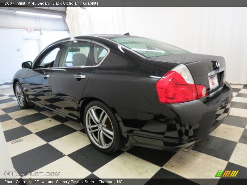 Black Obsidian / Graphite 2007 Infiniti M 45 Sedan