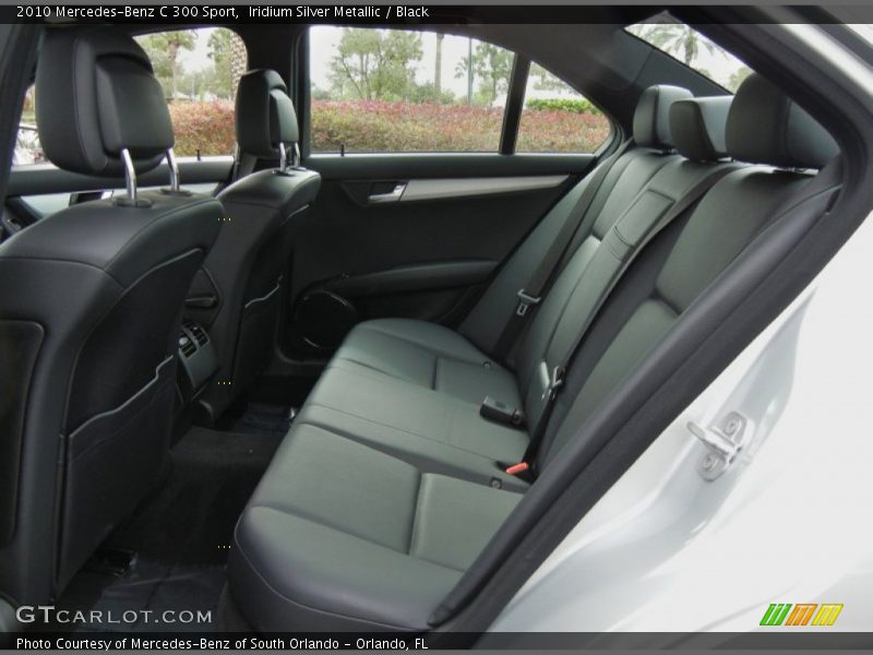 Rear Seat of 2010 C 300 Sport