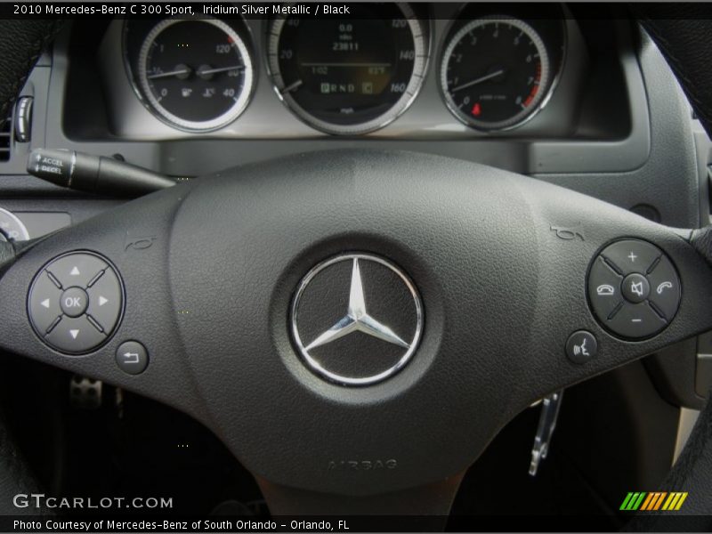 Iridium Silver Metallic / Black 2010 Mercedes-Benz C 300 Sport