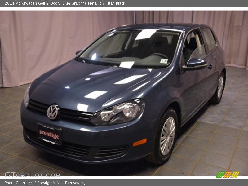 Blue Graphite Metallic / Titan Black 2011 Volkswagen Golf 2 Door