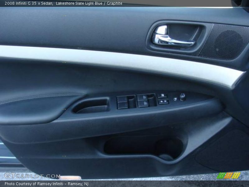 Lakeshore Slate Light Blue / Graphite 2008 Infiniti G 35 x Sedan
